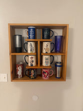 Load image into Gallery viewer, The Graceful Cedar Display Shelf - Rustic Cube Design