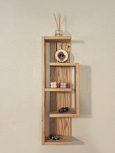 Load image into Gallery viewer, The Amelia II Modern Geometric Cedar Shelf