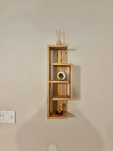 Load image into Gallery viewer, The Amelia II Modern Geometric Cedar Shelf