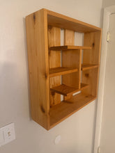 Load image into Gallery viewer, The Graceful Cedar Display Shelf - Rustic Cube Design
