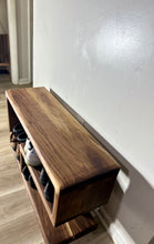 Load image into Gallery viewer, The Walnut LBL Shoe Bench