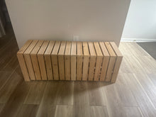 Load image into Gallery viewer, The Cedar Elkins Patio Bench with Storage