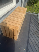 Load image into Gallery viewer, The Cedar Elkins Patio Bench with Storage