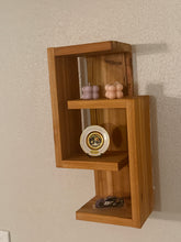 Load image into Gallery viewer, The Amelia Modern Geometric Cedar Shelf