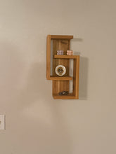 Load image into Gallery viewer, The Amelia Modern Geometric Cedar Shelf