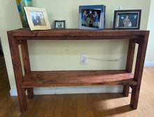 Load image into Gallery viewer, The Benjamin Entryway Table with Shelf