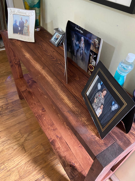 The Benjamin Entryway Table with Shelf