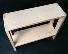 Load image into Gallery viewer, The Benjamin Entryway Table with Shelf