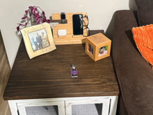 Load image into Gallery viewer, The Sanders Distressed Double Door Side End Table
