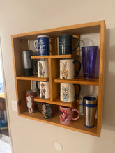 Load image into Gallery viewer, The Graceful Cedar Display Shelf - Rustic Cube Design

