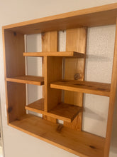Load image into Gallery viewer, The Graceful Cedar Display Shelf - Rustic Cube Design
