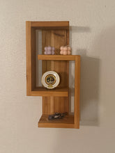Load image into Gallery viewer, The Amelia Modern Geometric Cedar Shelf
