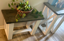 Load image into Gallery viewer, The Ogden Rustic Farmhouse End Table
