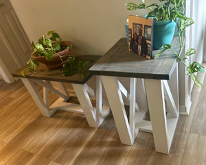 The Ogden Rustic Farmhouse End Table