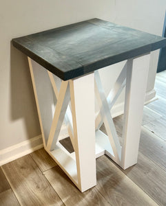The Ogden Rustic Farmhouse End Table