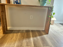 Load image into Gallery viewer, The Rebecca Ambrosia Maple Waterfall Console Table
