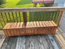 Load image into Gallery viewer, The Elkins Patio Bench with Storage
