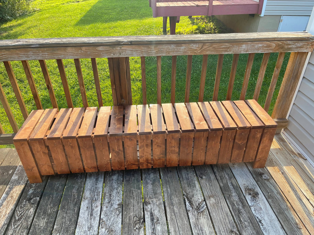 The Elkins Patio Bench with Storage