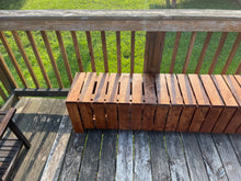 Load image into Gallery viewer, The Elkins Patio Bench with Storage
