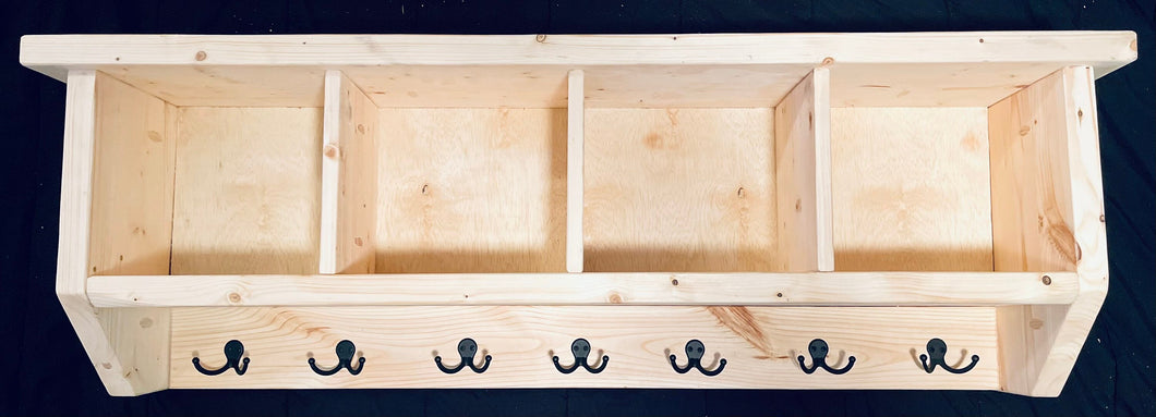 The Vera Coat Rack with Storage Cubbies