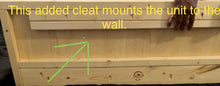 Load image into Gallery viewer, The Vera Coat Rack with Storage Cubbies
